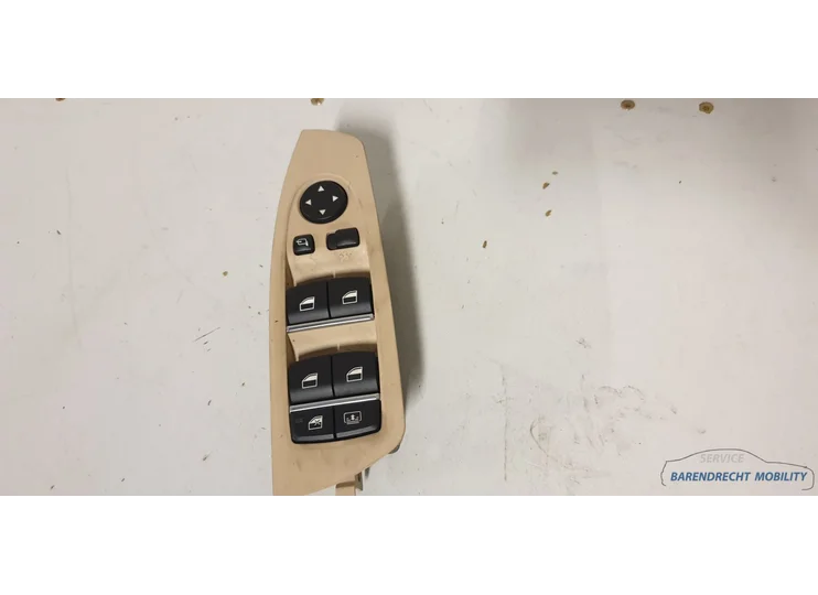 Raamschakelaar BMW 7 Serie F01 F02 9163586-03 elektrische ramen spiegels inklapbaar origineel gebruikt 2008 / 2015