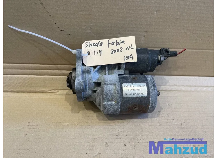 SKODA FABIA 1 1.4 AWQ Startmotor 047911023G