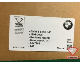 bmw-3-serie-e46-1998-2002-koplamp-rechts-h7-h7-nieuw!-064796 — foto 3