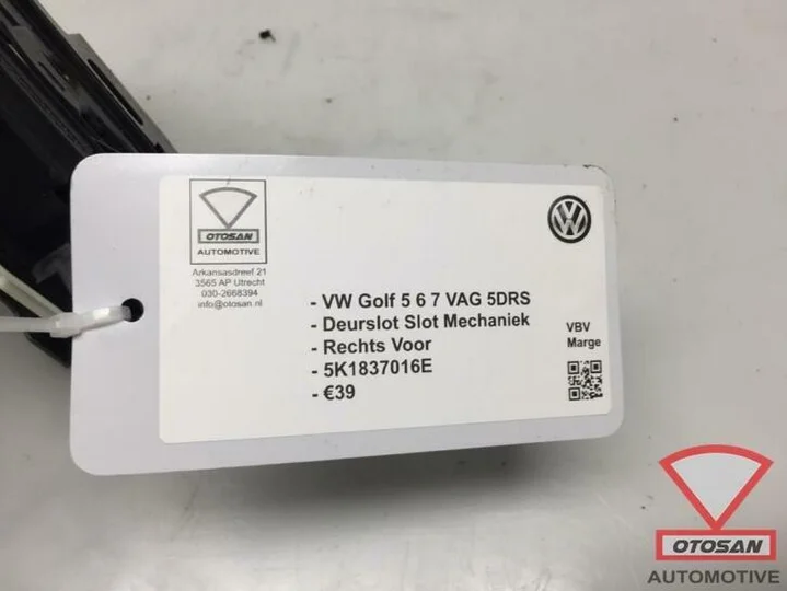 vw-golf-6-polo-deurslot-slotmechaniek-rechts-voor-5k1837016e — foto 3