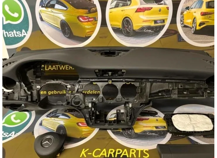 airbag-set-dashboard-groen-mercedes-a-klasse-w176