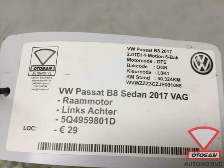 vw-passat-b8-2017-vag-raammotor-links-achter-5q4959801d — foto 2