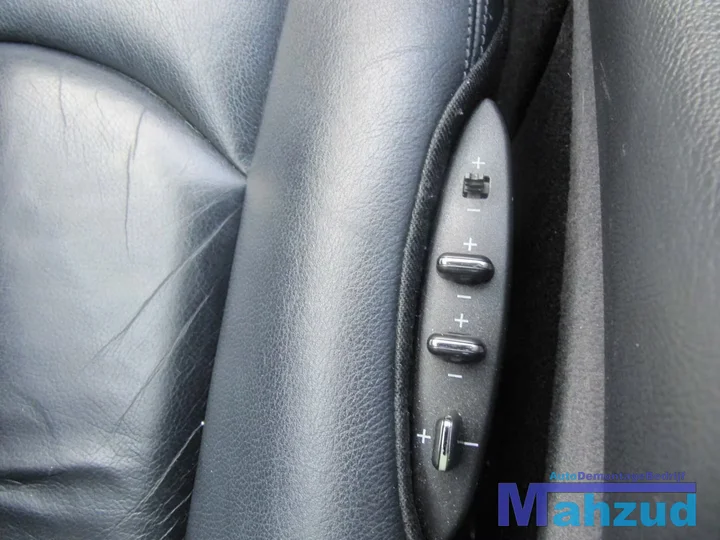 mercedes-clk-c209-a209-leer-leder-interieur-zwart-blauw-cabrio-compleet — foto 8