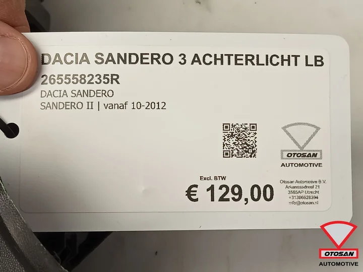 dacia-sandero-3-2021-achterlicht-links-buiten-265558235r — foto 4