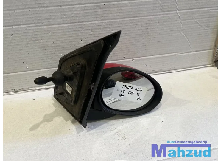 toyota aygo rood 3P0 Rechts spiegel  2005-2014