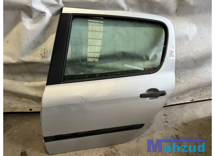 PEUGEOT 307 Hatchback zilver EZRC Links achter deur portier 2000-2009