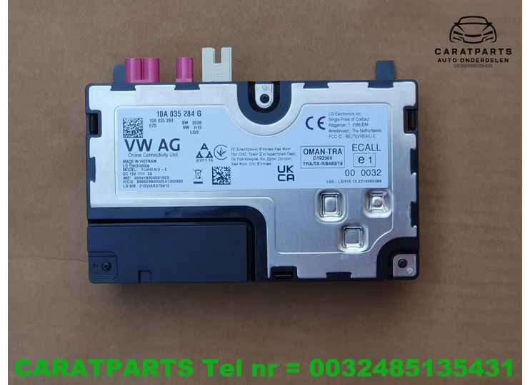 10A035284G Enyaq ID5 ID4 ID3 module Q4 e-tron Cupra Born