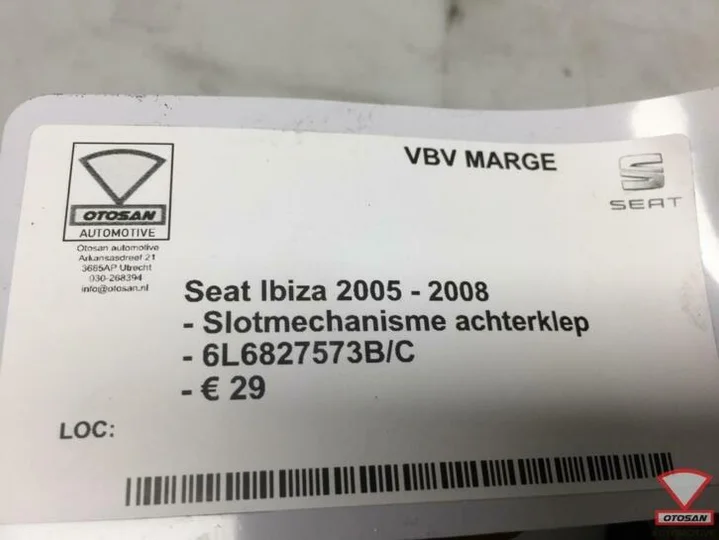 seat-ibiza-05-08-slotmechaniek-achterklep-opener-6l6827573b- — foto 3