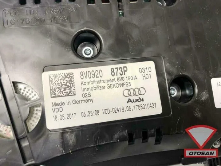 audi-a3-8v-facelift-2018-kilometerteller-unit-8v0920873p — foto 2