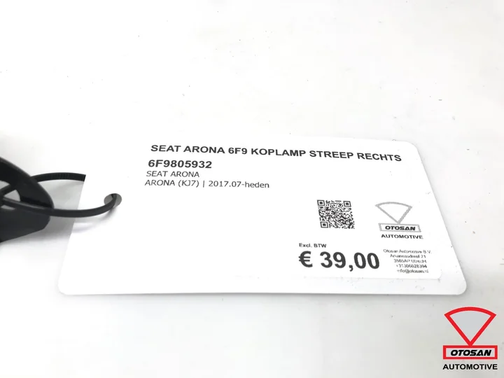 seat-arona-6f9-koplamp-streep-houder-rechts-nieuw-6f9805932 — foto 2