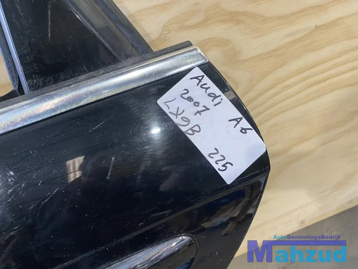audi-a6-c6-zwart-ly9b-links-achter-deur-portier-0411 — foto 2