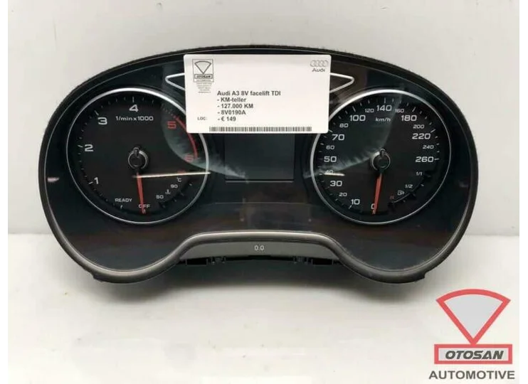 audi a3 8v facelift 2018 tachoeinheit 8v0920873p
