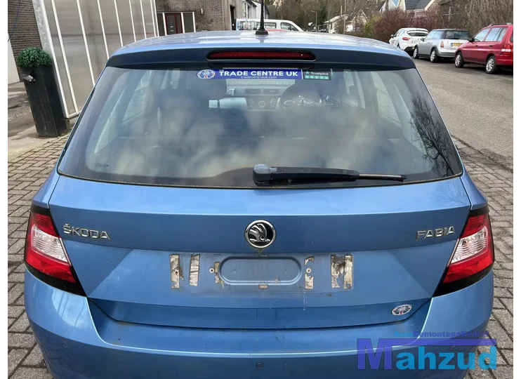 SKODA FABIA 3 BLAUW LQ5X achterklep 2014-2021
