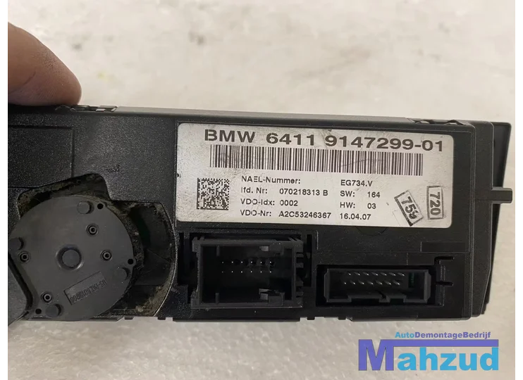 bmw-1-3-serie-e90-e91-e81-e87-kachel-climate-controle-bedieningspaneel