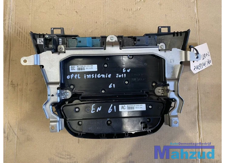 opel-insignia-a-middenconsole-compleet-scherm-radio-cd-speler