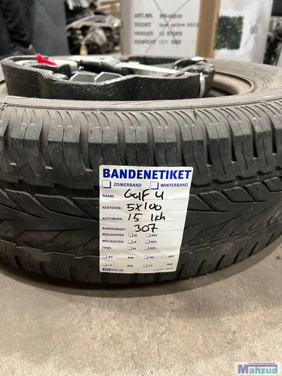 vw-golf-4-thuiskomer-reservewiel-krikset-5x100-571-15-inch — foto 2
