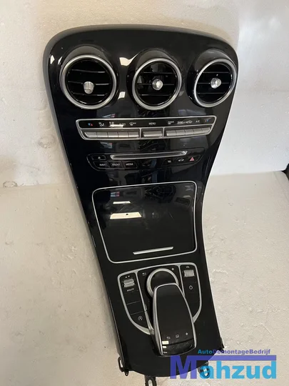 mercedes-cklasse-w205-zwart-glans-middenconsole-compleet-20132019 — foto 3