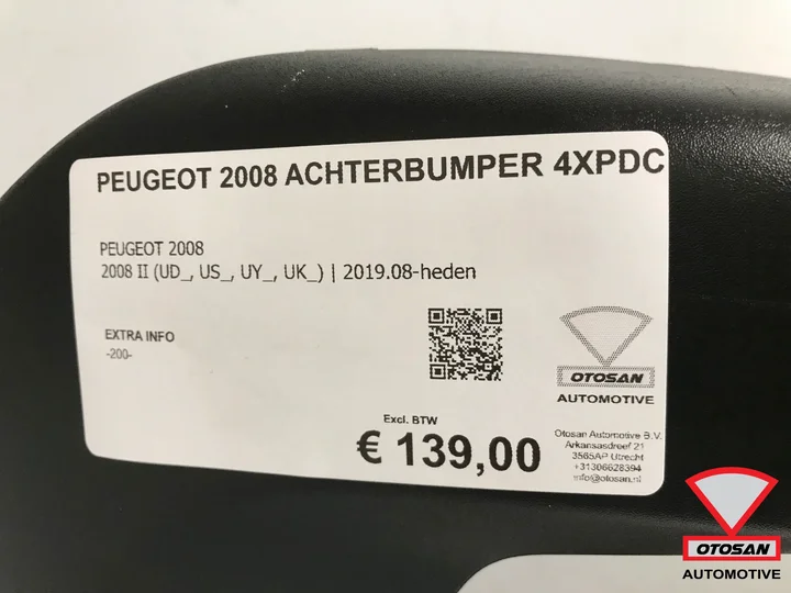 peugeot-2008-2019-achterbumper-bumper-4xpdc-origineel — foto 4