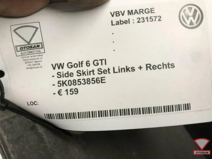 vw-golf-6-r-line-side-skirt-set-rechts-5k0853856e — foto 5