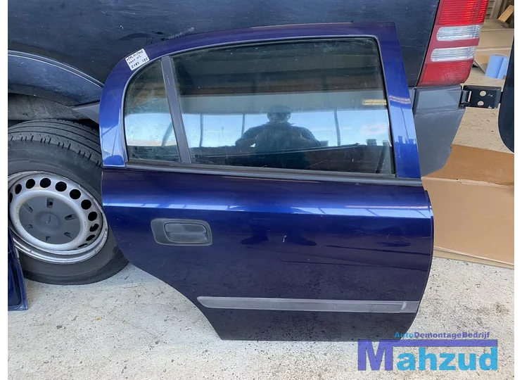 OPEL ASTRA G BLAUW Z282 rechts Achter deur portier 5 deurs