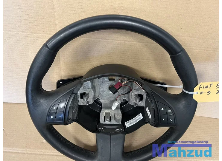 fiat-500-zwart-stuur-stuurwiel-met-flipper-2007