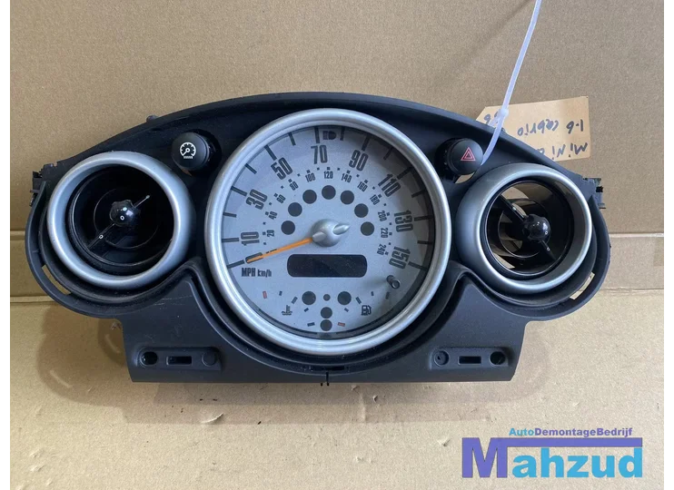MINI COOPER R50 R52 R53 Luchtrooster KM teller 2001-2008