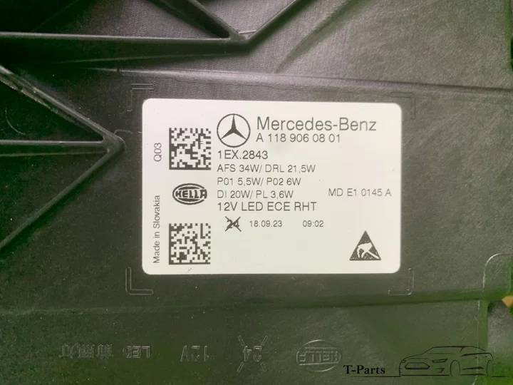 mercedes-cla-w118-koplamp-links-rechts-a1189060701-a1189060801-module — foto 6