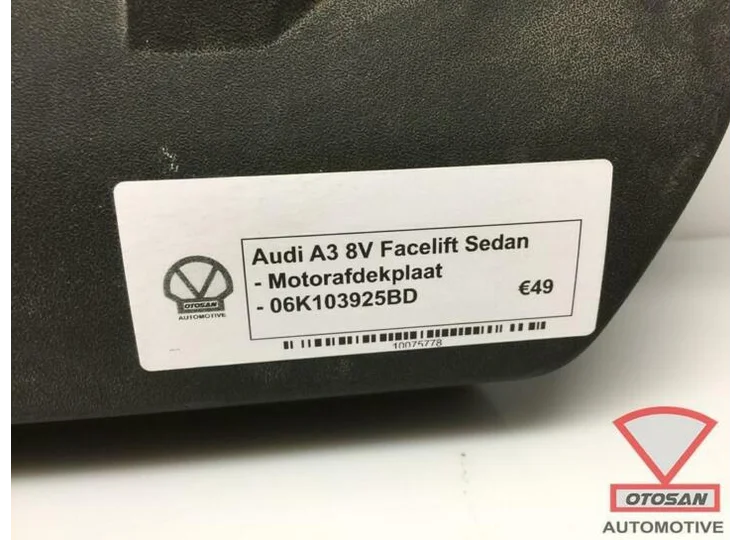 Audi A3 8V Facelift Motor Afdekplaat TFSI 06K103925BD
