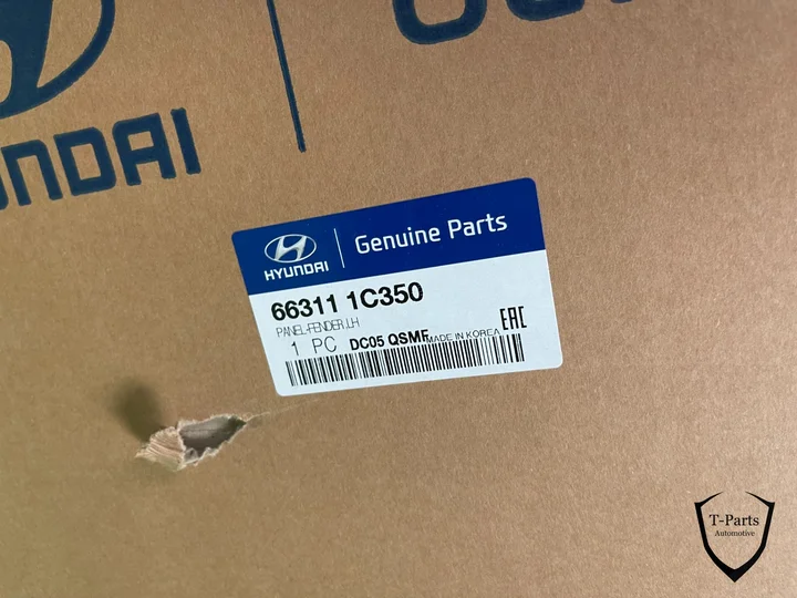 hyundai-getz-links-zijscherm-spatbord-663111c350-nieuw-66311-1c350 — foto 2