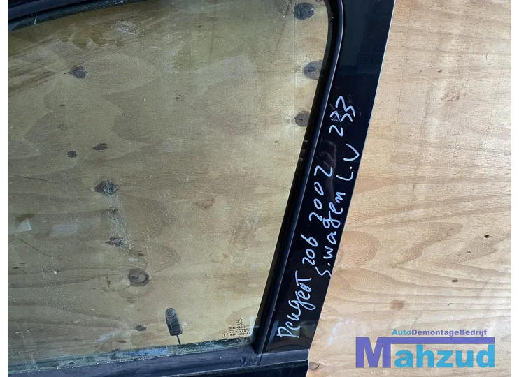 peugeot-206-sw-zwart-links-linker-voor-deur-portier