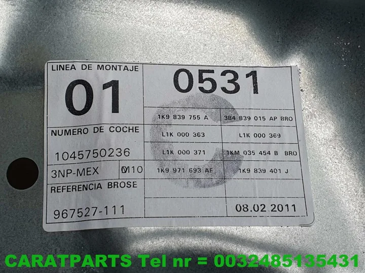 1k9839461a-1k9839755a-raammechanisme-golf-6-variant — foto 7