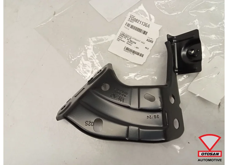 VW Polo 2G Zijscherm Houder steun Rechts Nieuw 2G0821136A Origineel