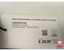 mercedes-diverse-accukabel-negative-sensor-a0009052702 — foto 2