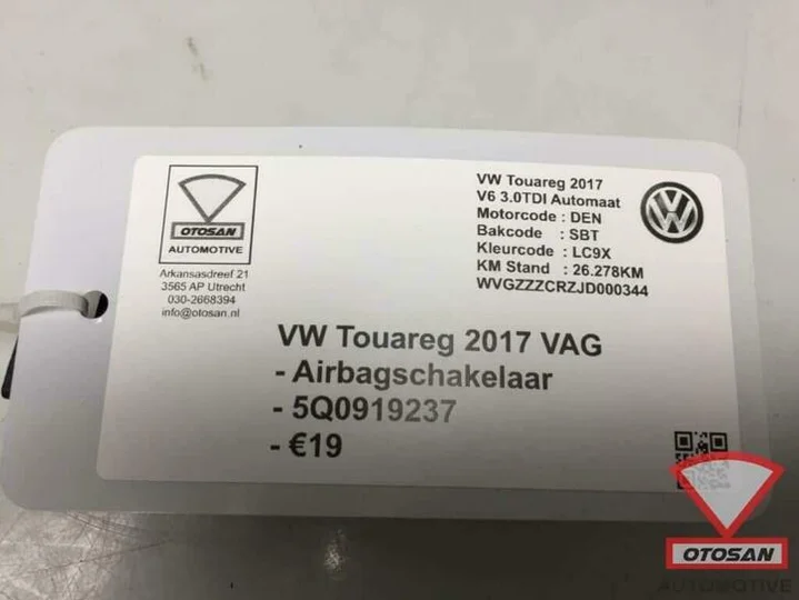 vw-touareg-2017-vag-airbagschakelaar-airbag-off-5q0919237 — foto 2