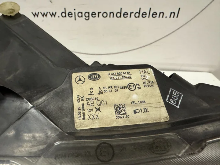 mercedes-w447-vito-halogeen-koplamp-rechts-a4478200161 — foto 8