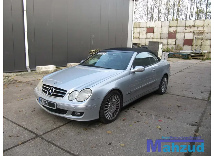 MERCEDES CLK C209 A209 LEER LEDER INTERIEUR ZWART BLAUW CABRIO COMPLEET