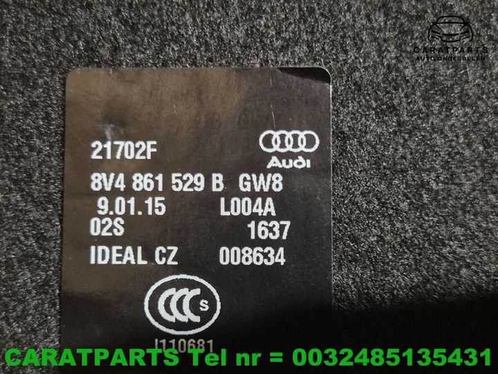 8v4861529-audi-a3-kofferbakmat-a3-vloermat-a3-8v-vloerplaat — foto 13