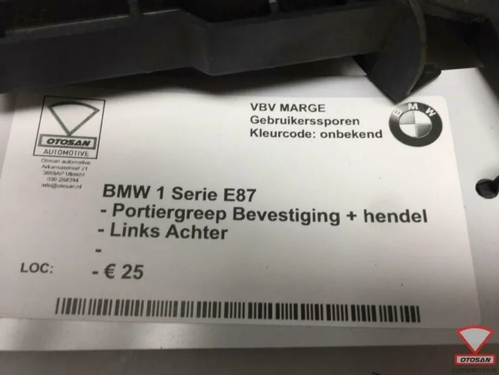 bmw-1-serie-e87-portiergreep-deurgreep-+-bevestiging-links-a — foto 3