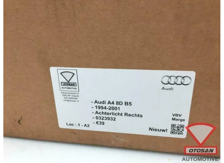 Audi A4 8D B5 1994-2001 Achterlicht Rechts Nieuw! 0323932