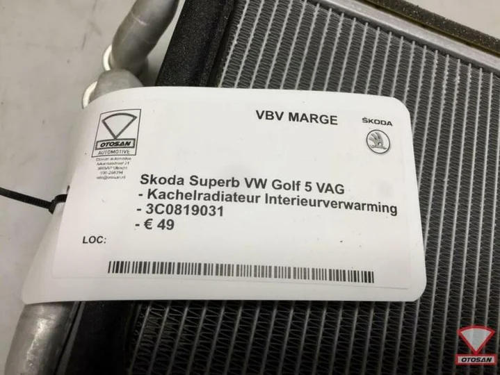 vw-golf-5-passat-superb-vag-kachelradiateur-3c0819031 — foto 2