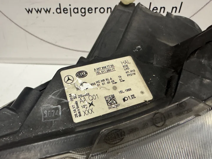 mercedes-w447-vito-halogeen-koplamp-links-a4479067700 — foto 6
