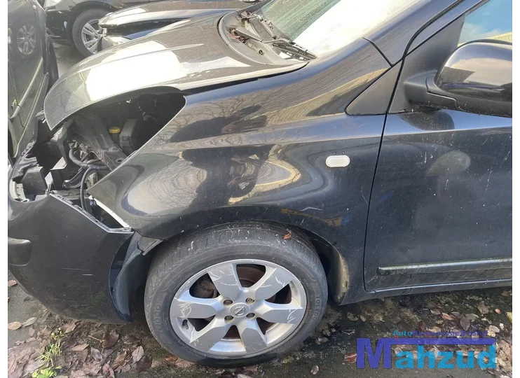 NISSAN NOTE ZWART Z11G Links scherm zijscherm 2005-2012
