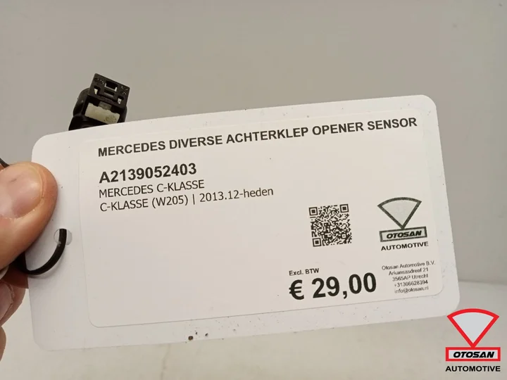 mercedes-diverse-achterklep-opener-sensor-a2139052403 — foto 3