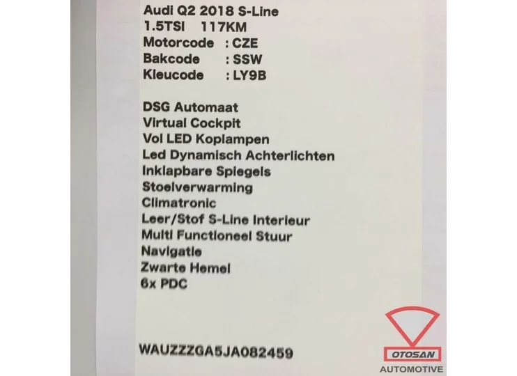 Audi Q2 2018 S-Line PDC Module 5QA919294B