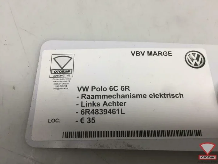 vw-polo-6r-6c-raammechanisme-elekt.-links-achter-6r4839461l — foto 3