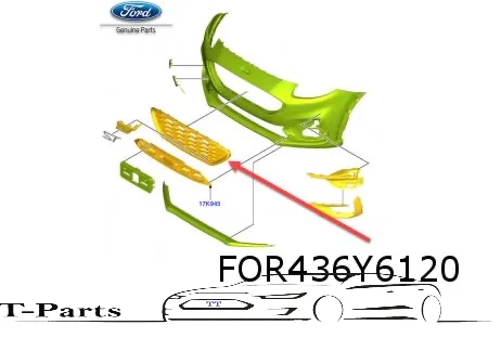 ford-puma-st-grille-rooster-voorbumper-gril-bumper-grill