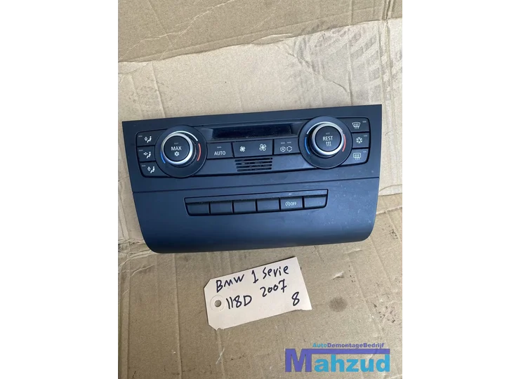 BMW 1 SERIE E87 Kachel airco climate bedieningspaneel