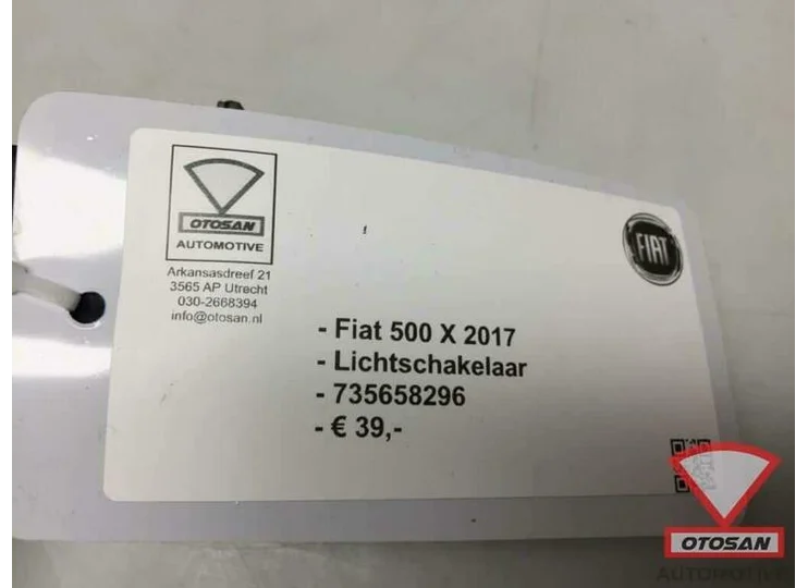 Fiat 500X 2017 Lichtschakelaar Licht Schakelaar 735658296