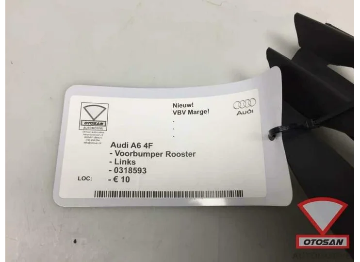 Audi A6 4F Voorbumper Rooster Mistlamp Links Nieuw! 0318593