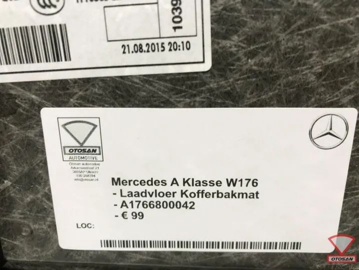mercedes-a-klasse-w176-laadvloer-kofferbakmat-a1766800042 — foto 4